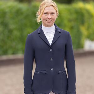 Hy Equestrian Roka Regal Ladies Show Jacket (Navy)