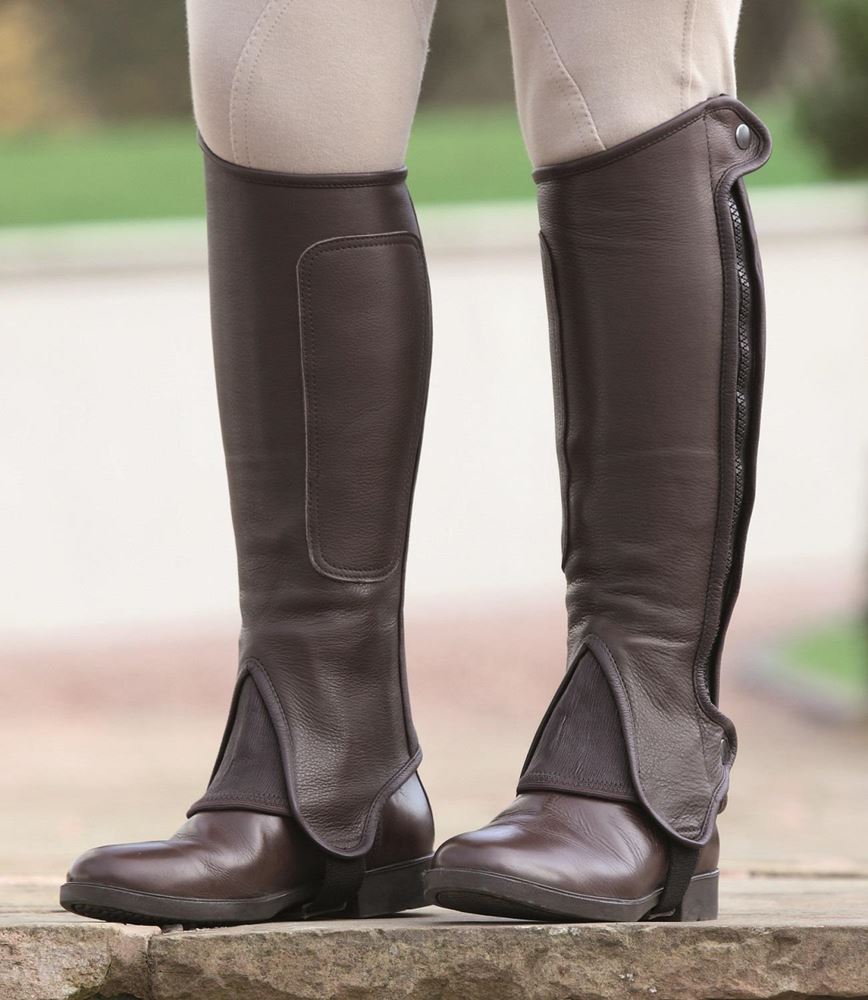 Shires Performance Wortham leather Half Chaps