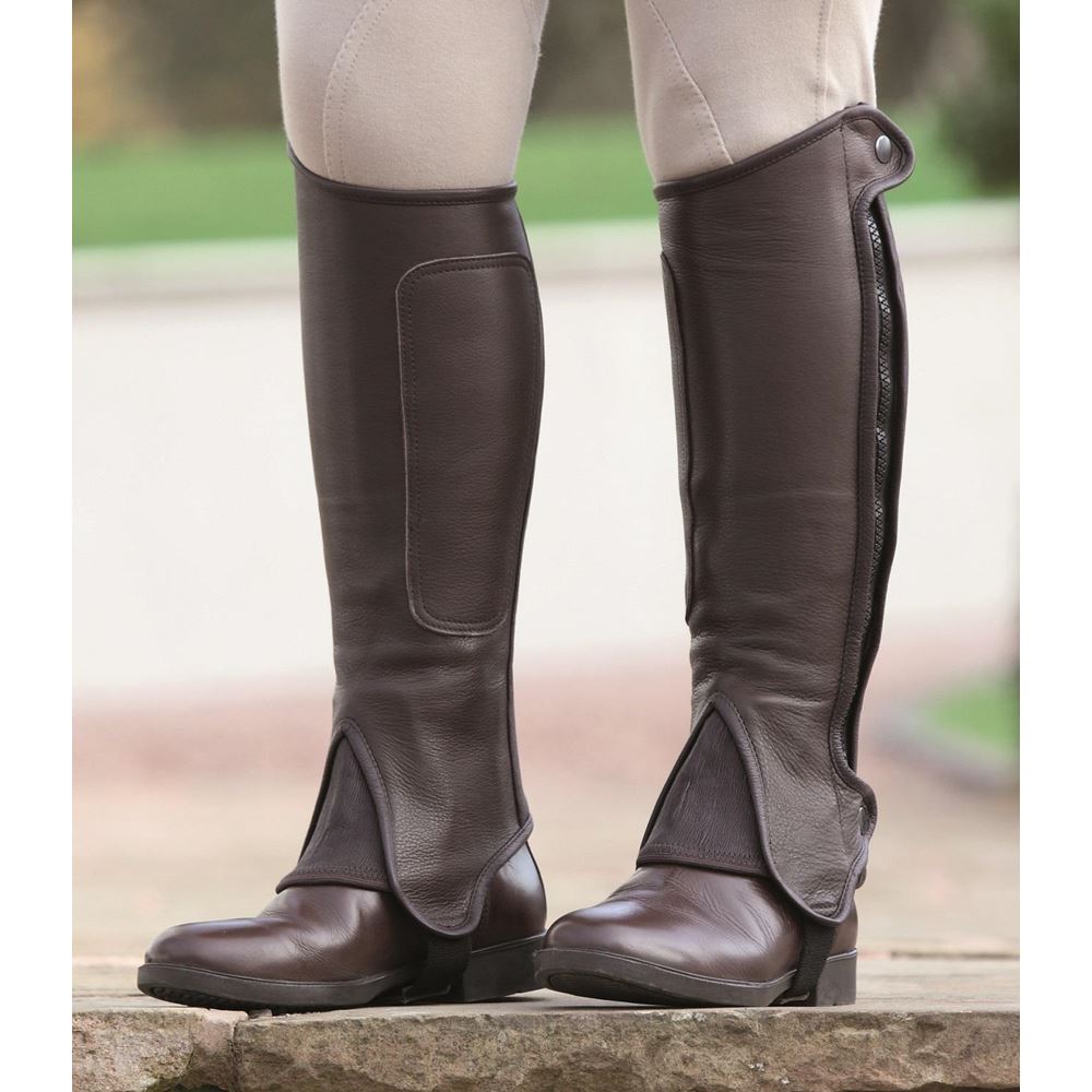 Shires Performance Wortham leather Half Chaps