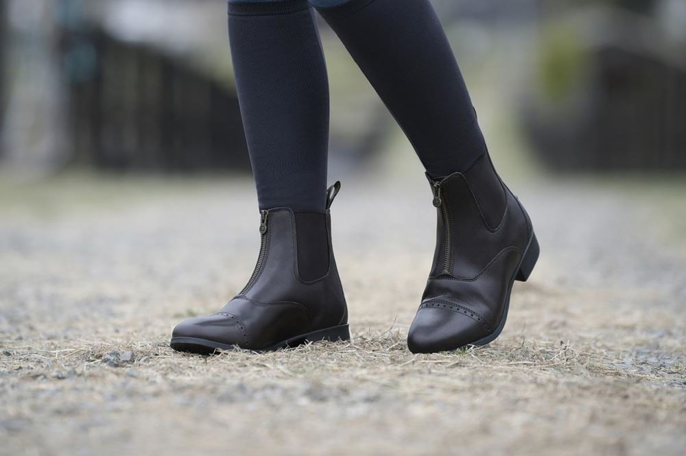 Dublin Foundation Children's Zip Paddock Boots II (Brown)