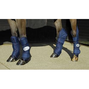 Rhinegold Ripstop Full Length Travel Boots - Set Of 4 (Navy)