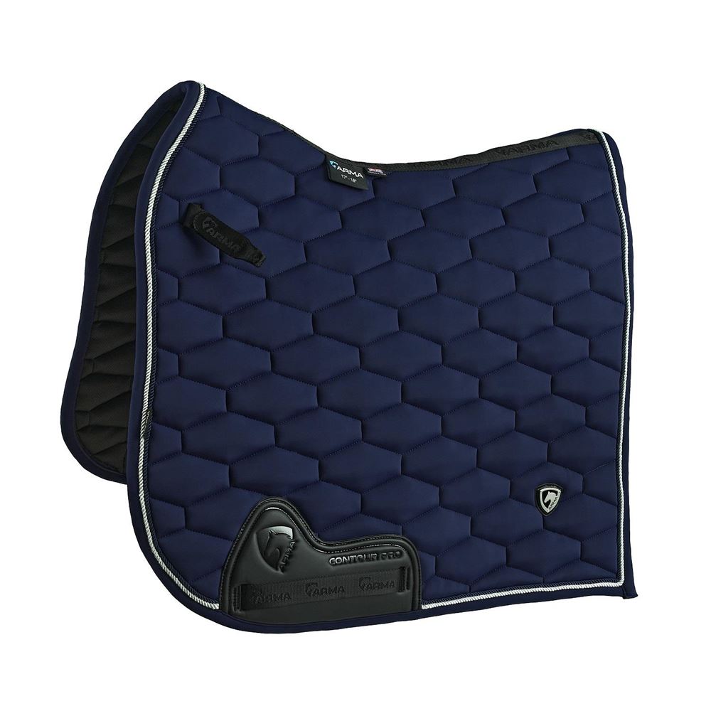 Shires Arma Eltar Dressage Saddlecloth (Navy)