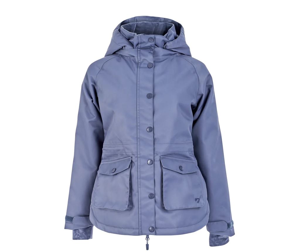 Shires Aubrion Palisade Young Rider Waterproof Coat - (Blue)