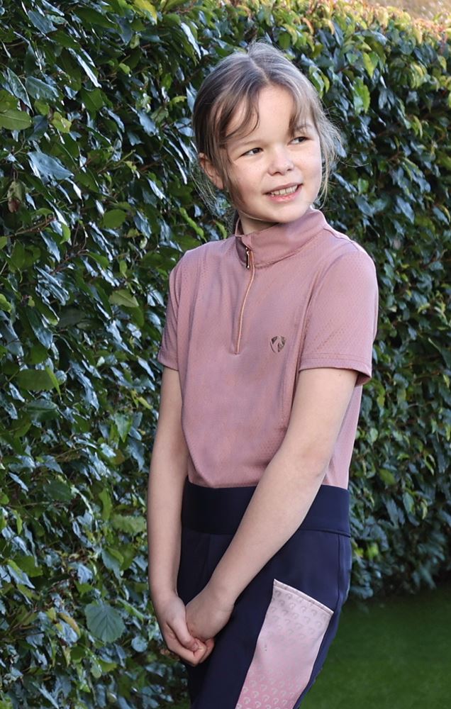 Hy Equestrian Elevate Mizs Sports Shirt (Rose)