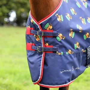 Shires Winnie & Me Lite Turnout Rug (Navy)