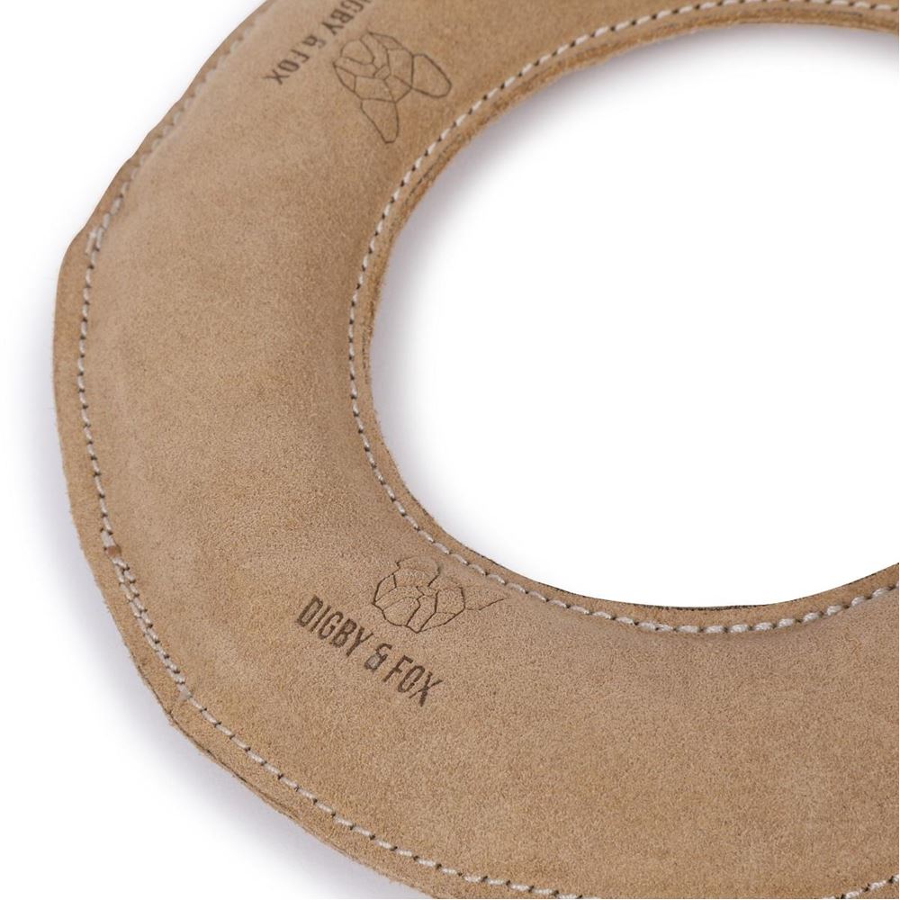 Shires Digby & Fox Leather Frisbee Toy