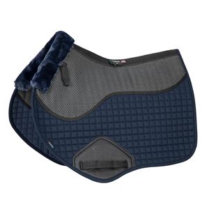 Shires ARMA Soft Grip Jump Saddlecloth (Navy)