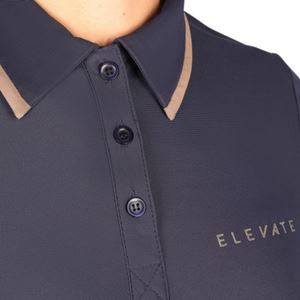 Hy Equestrian Elevate Allure Polo (Navy/Fossil)