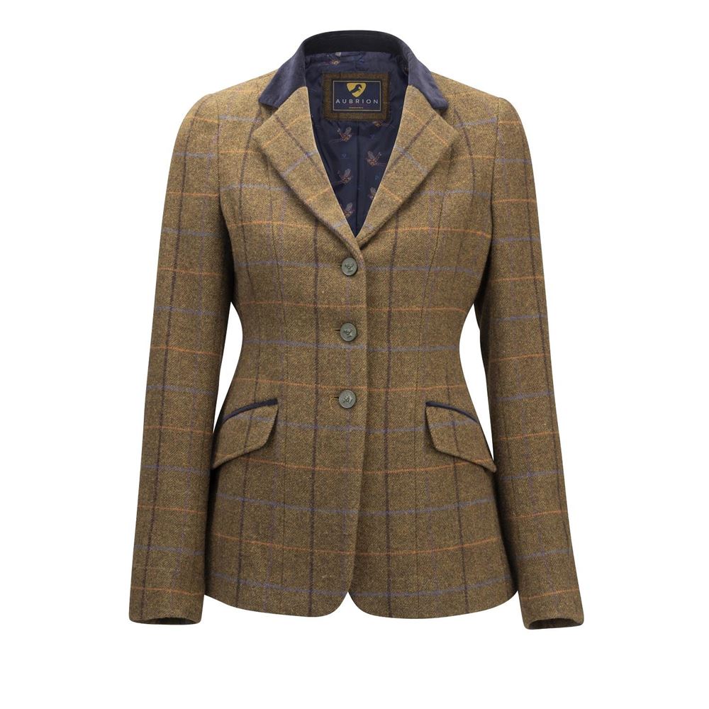 Shires Aubrion Saratoga Ladies Jacket (Oak Brown Check)