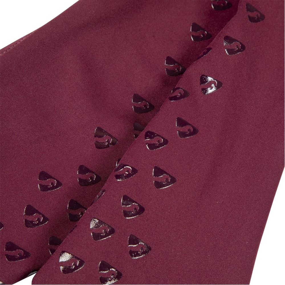 Shires Aubrion Albany Maids Riding Tights (Black Cherry)