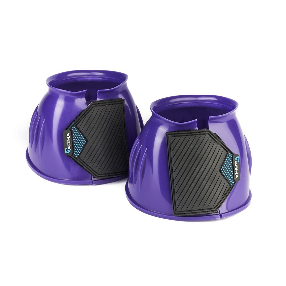 Shires Arma Gloss Over Reach Boots (Purple)