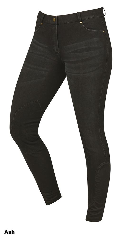 Dublin Shona Knee Patch Denim Ladies Breeches