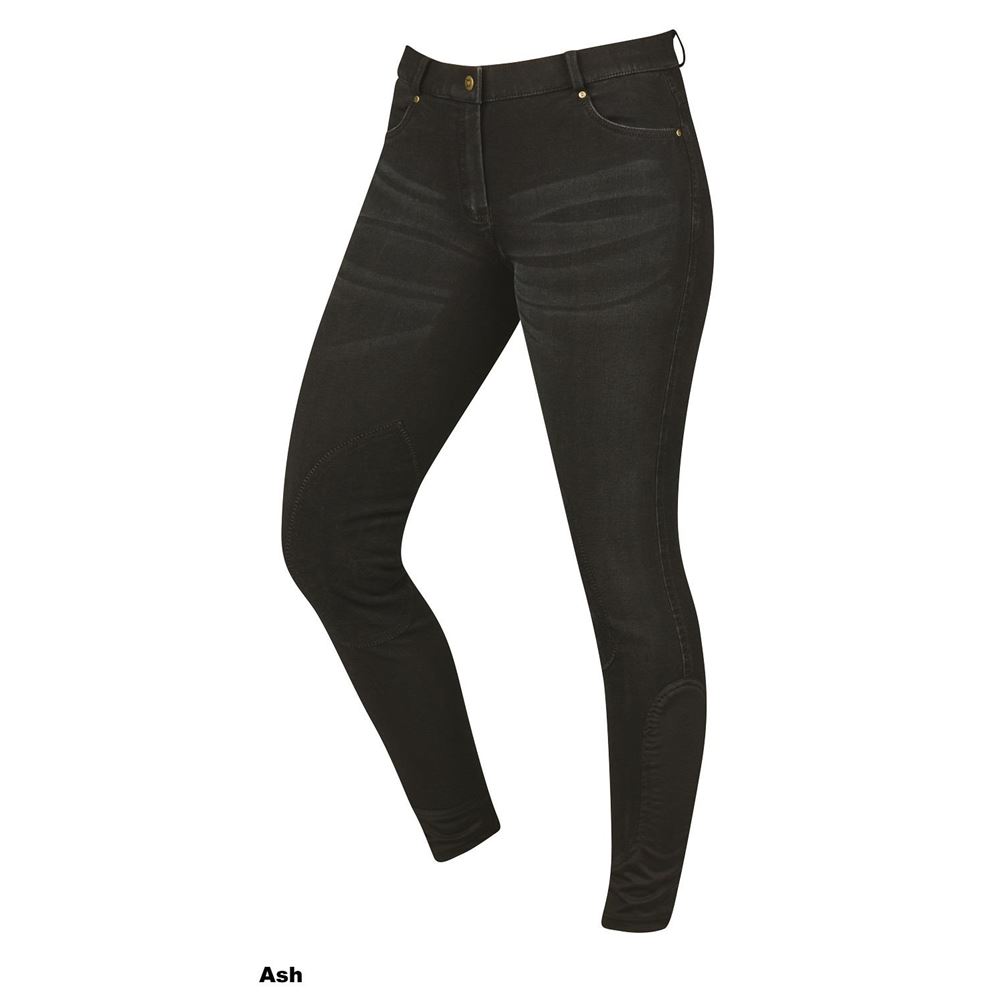 Dublin Shona Knee Patch Denim Ladies Breeches