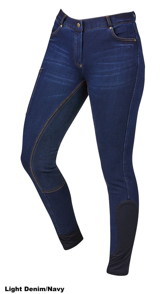 Dublin Shona Full Suede Seat Denim Breeches