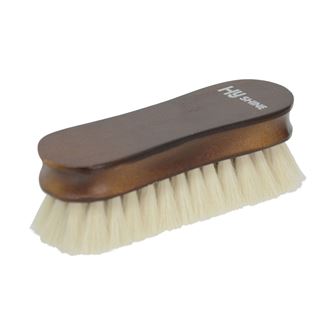Hy Equestrian Deluxe Wooden Face Brush with Goats Hair