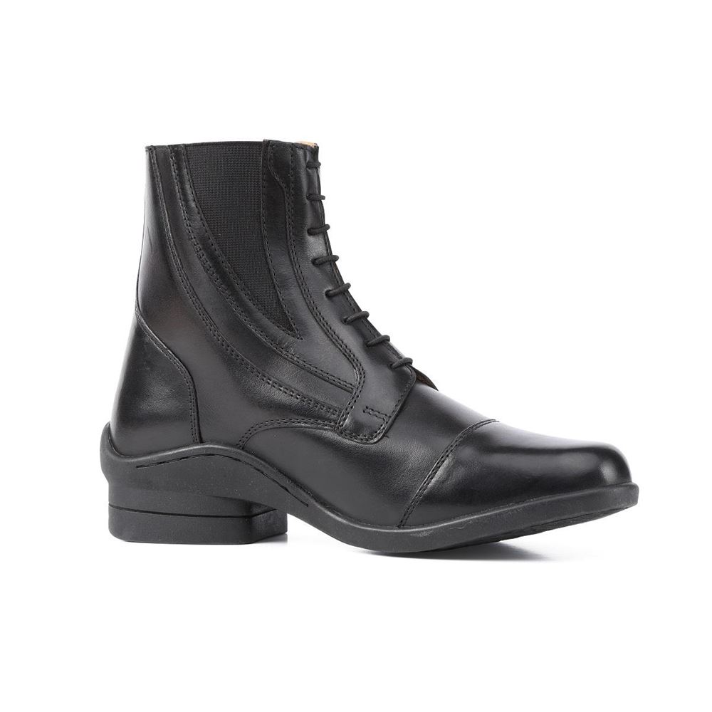Shires Moretta Alessia Leather Paddock Boots (Black)
