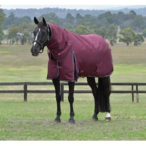 Weatherbeeta Comfitec Essential Turnout Detach-A-Neck - 50g (Burgundy/Navy)