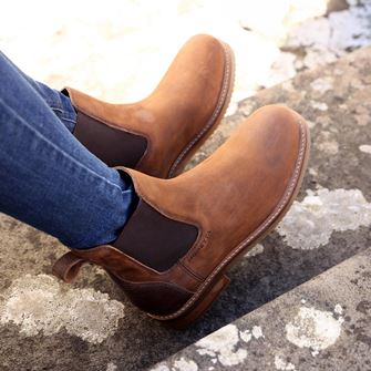 Shires Moretta Modena Chelsea Boots (Tan)