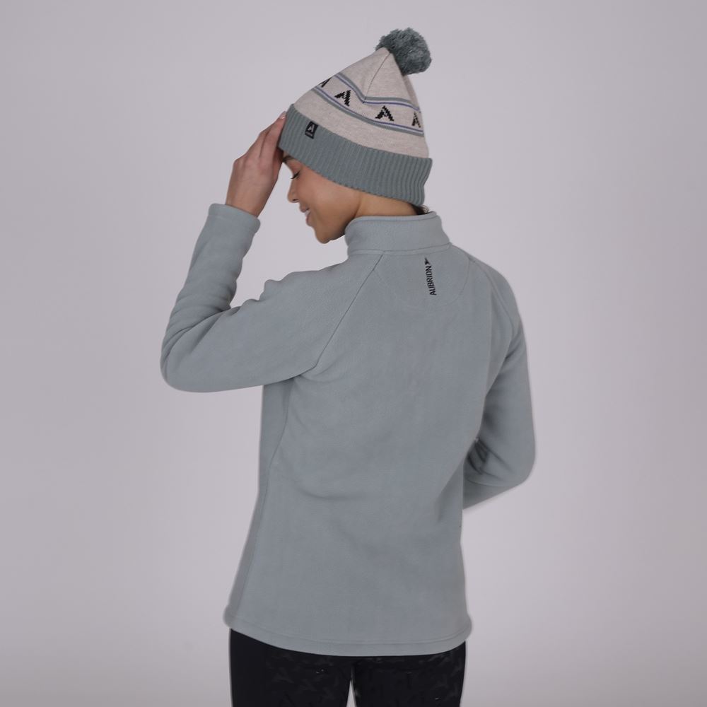 Shires Aubrion React Half Zip Fleece (Sage)