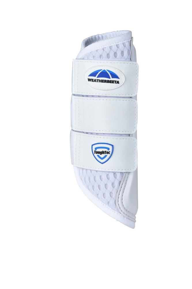 Weatherbeeta Tough-Tec Mesh Brushing Boots (White)