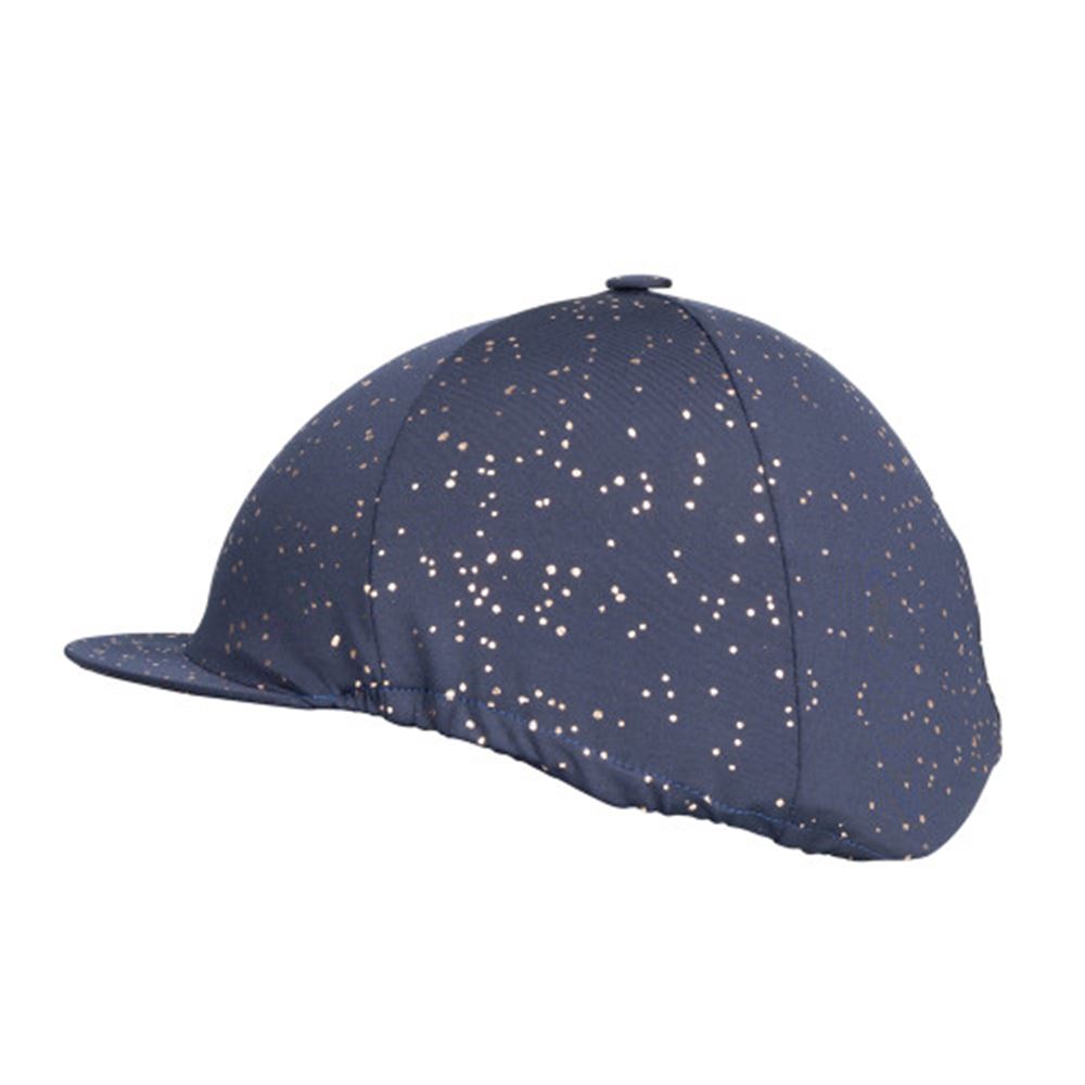 Hy Equestrian Elevate Allure Hat Silk (Navy/Gun Metal Grey)