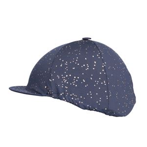 Hy Equestrian Elevate Allure Hat Silk (Navy/Gun Metal Grey)
