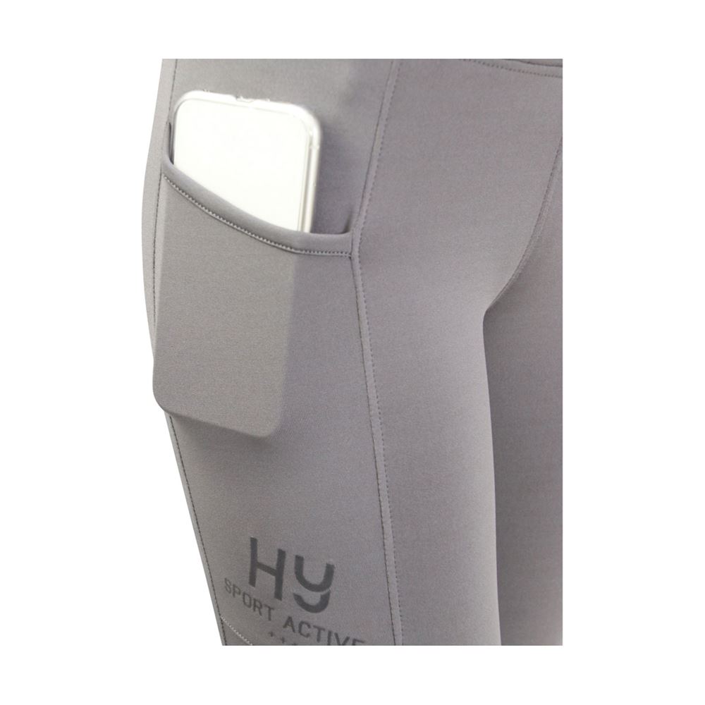 Hy Sport Active Young Rider Riding Tights (Grey)