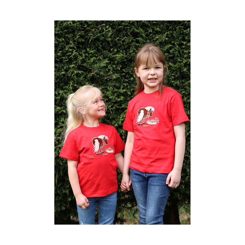 British Country Collection Carrot Pony T-Shirt - Child (Red)