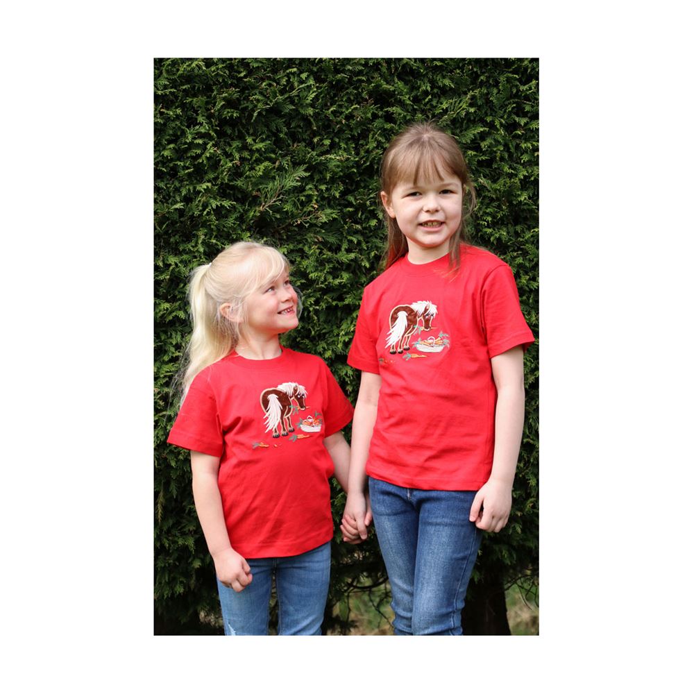 British Country Collection Carrot Pony T-Shirt - Child (Red)