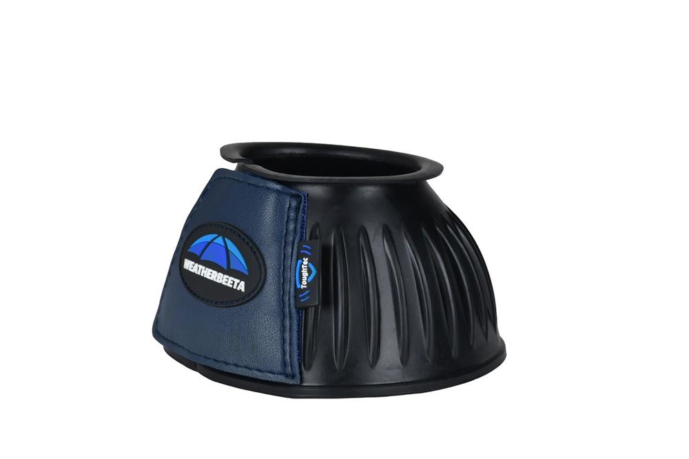 Weatherbeeta Tough-Tec Prime Rubber Bell Boots (Black/Navy)