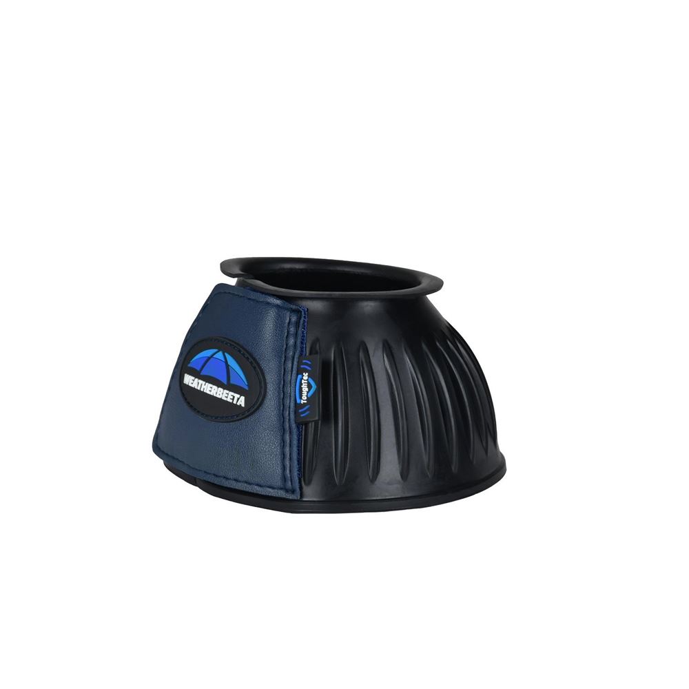 Weatherbeeta Tough-Tec Prime Rubber Bell Boots (Black/Navy)