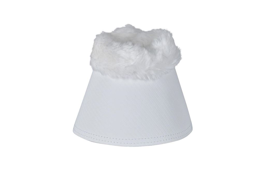 Weatherbeeta Tough-Tec Fleece Trim Bell Boot (White)