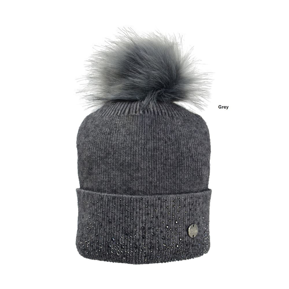 Hy Equestrian Alaska Diamante Bobble Hat 