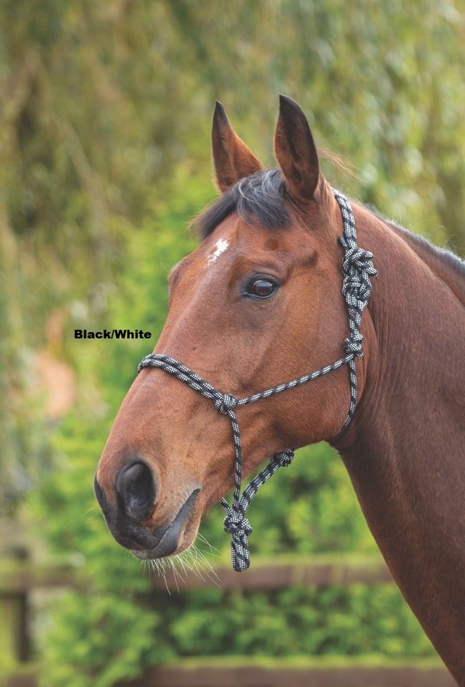 Shires Adjustable Rope Halter