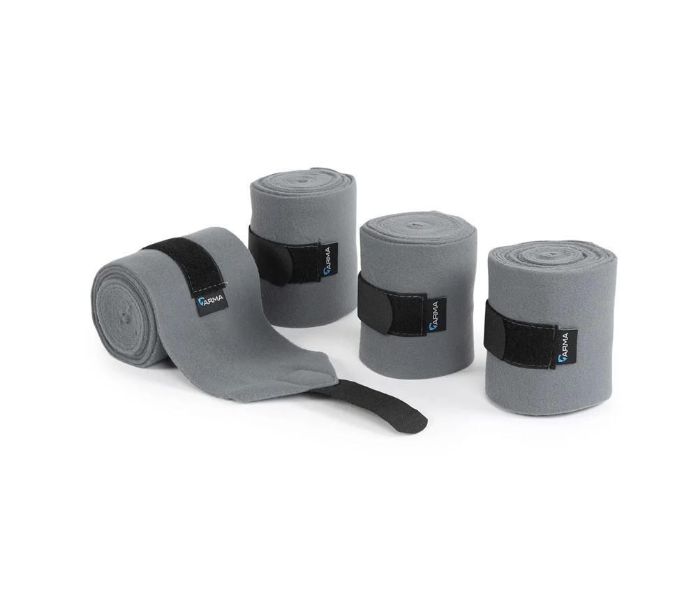 Shires ARMA Fleece Bandages (Grey)