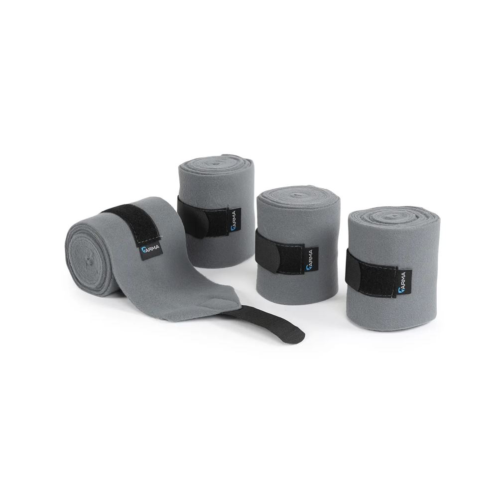 Shires ARMA Fleece Bandages (Grey)