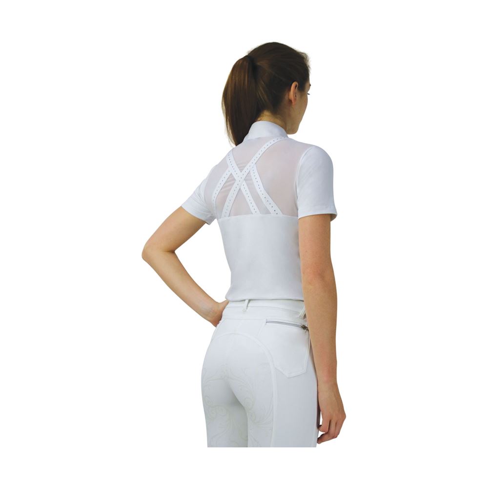 Hy Equestrian Suki Show Shirt (White)