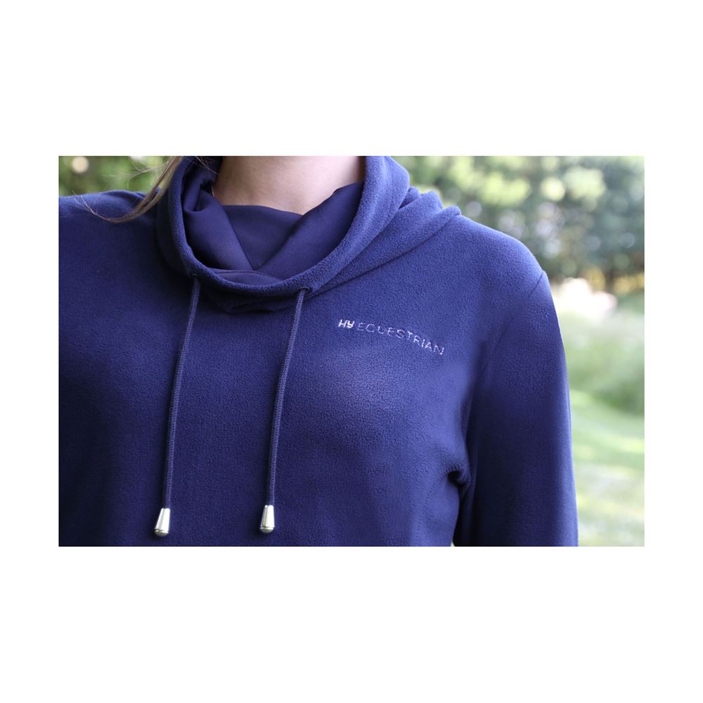 Hy Equestrian Synergy Cowl Neck Top (Navy)