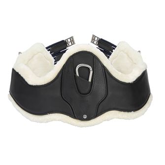 Shires Velociti Lusso Elite Anatomic Girth with Elastic (Black)