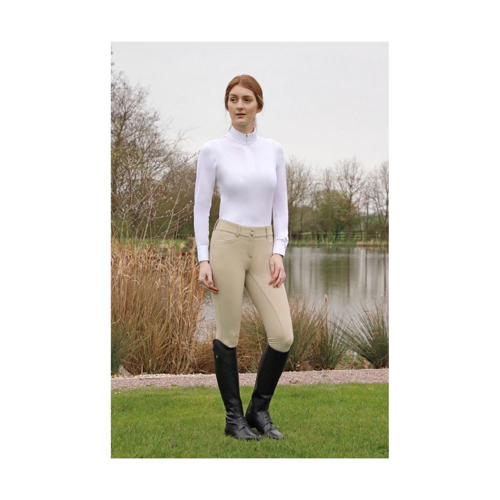 Hy Equestrian Arctic Polar Softshell Breeches (Beige)