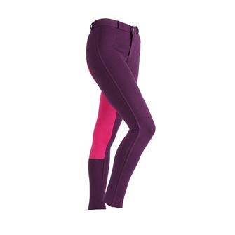 Shires Wessex Maids Two Tone Jodhpurs (Purple/Pink)