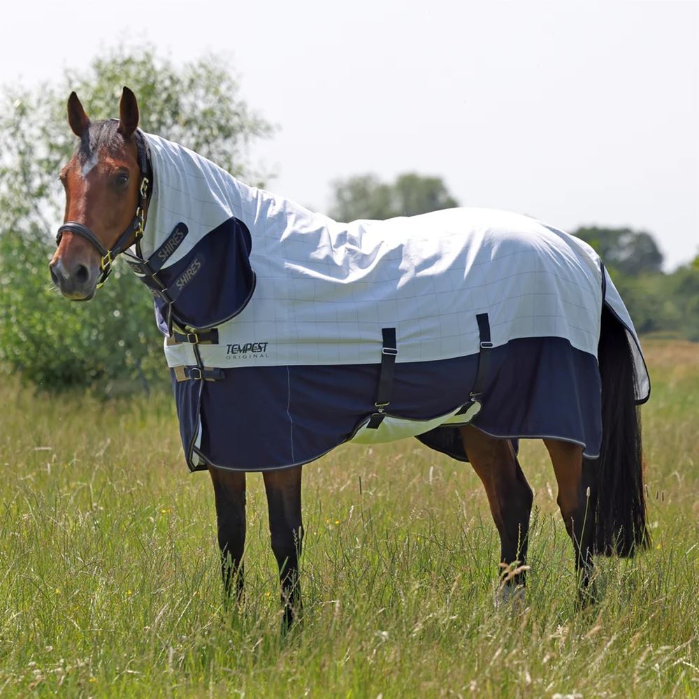 Shires Tempest Original Summer Shield Rug with Mesh (White)