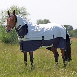 Shires Tempest Original Summer Shield Rug with Mesh (White)
