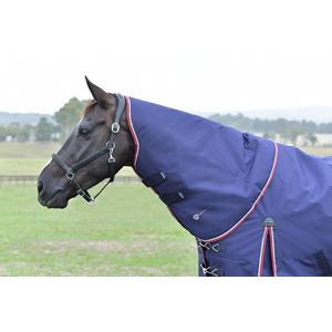 Weatherbeeta Comfitec Essential Turnout Detach-A-Neck - 50g (Navy/Burgundy)
