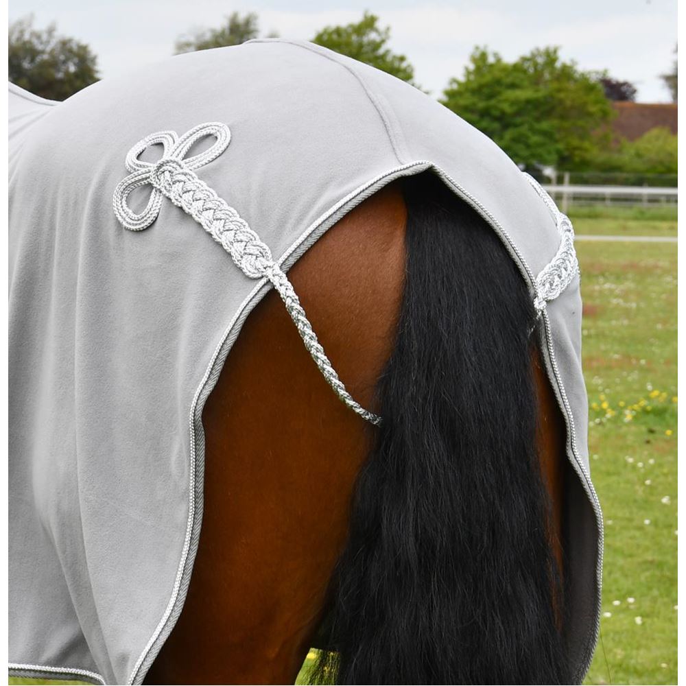 Rhinegold Show Fleece With Fur Collar (Grey)