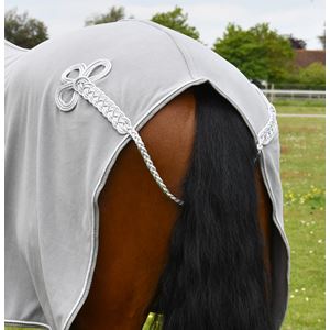 Rhinegold Show Fleece With Fur Collar (Grey)