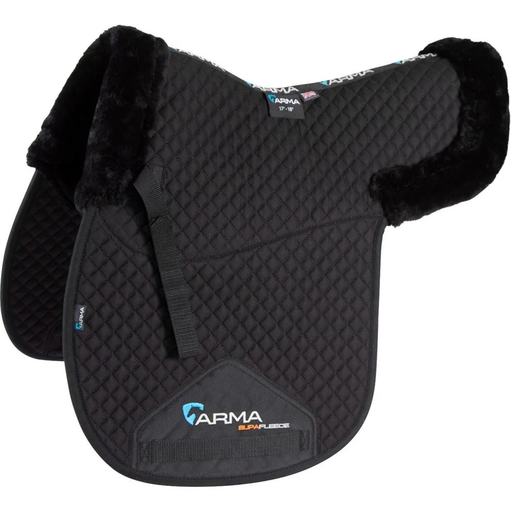 Shires ARMA SupaFleece Numnah (Black)