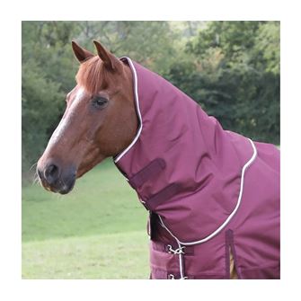 Shires Highlander Plus 100 Turnout Rug Neck Cover (Maroon)