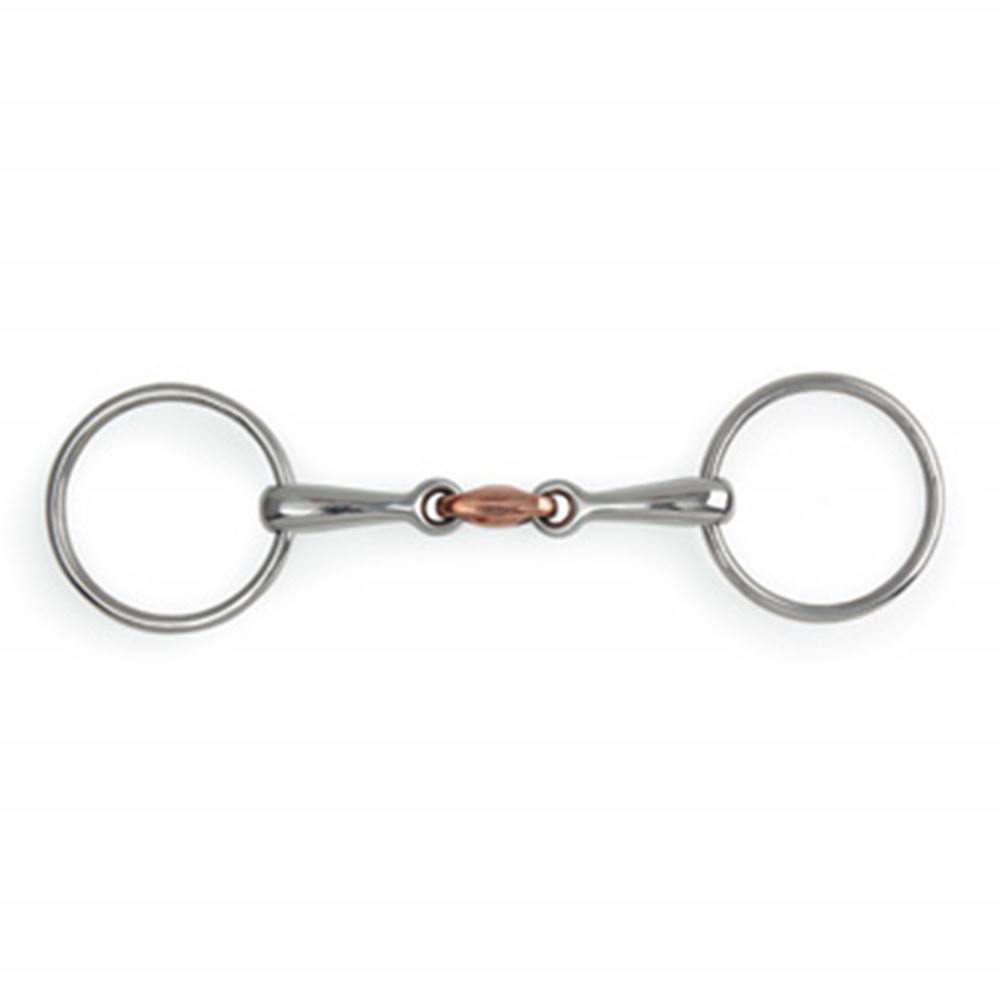 Loose Ring Copper Lozenge Snaffle