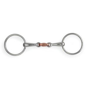 Loose Ring Copper Lozenge Snaffle
